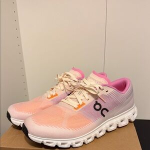 On Running Men's Peach and Pink Athletic Shoes